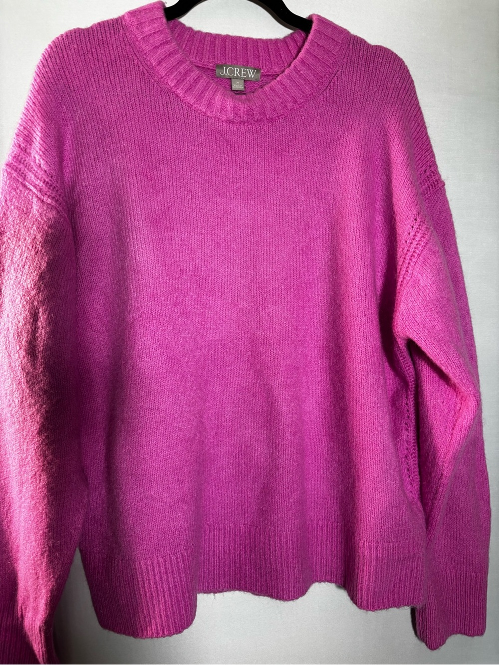 J. Crew Women's Pink Crewneck Sweater Size Medium